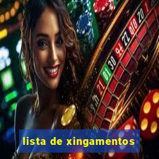 lista de xingamentos